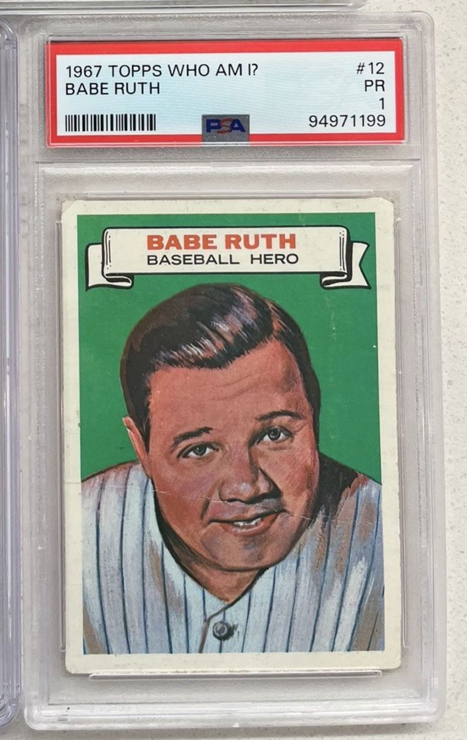 Babe Ruth Baseball Card