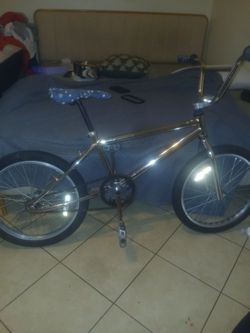 Vintage chrome BMX GT dino late 80's model
