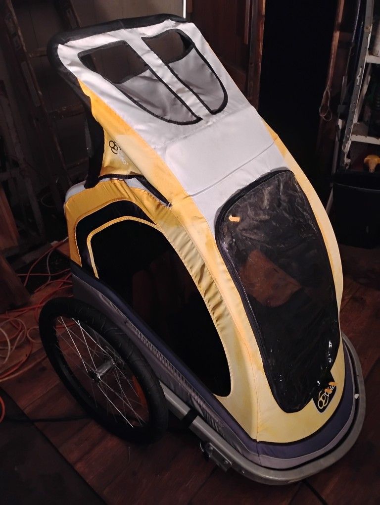 Via Velo Weatherproof 2-Seater Jogger or Bike Trailer