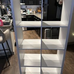White Standing Shelf
