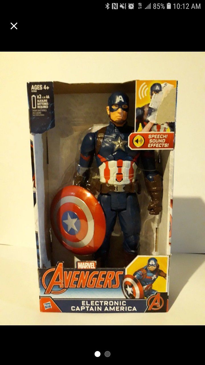 Marvel Avengers Captain America Talking Action Figure