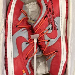Off-White Nike Dunk Low “University Red” Size 12