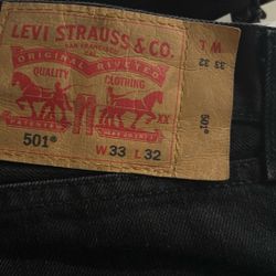 501 Black Levi’s