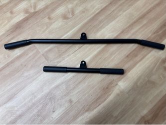 Lat Pulldown & Straight Cable Bar Attachment Set – Brand New