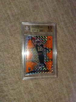 2022 Panini Mosaic Chris Olave Reactive Orange RC BGS 9.5