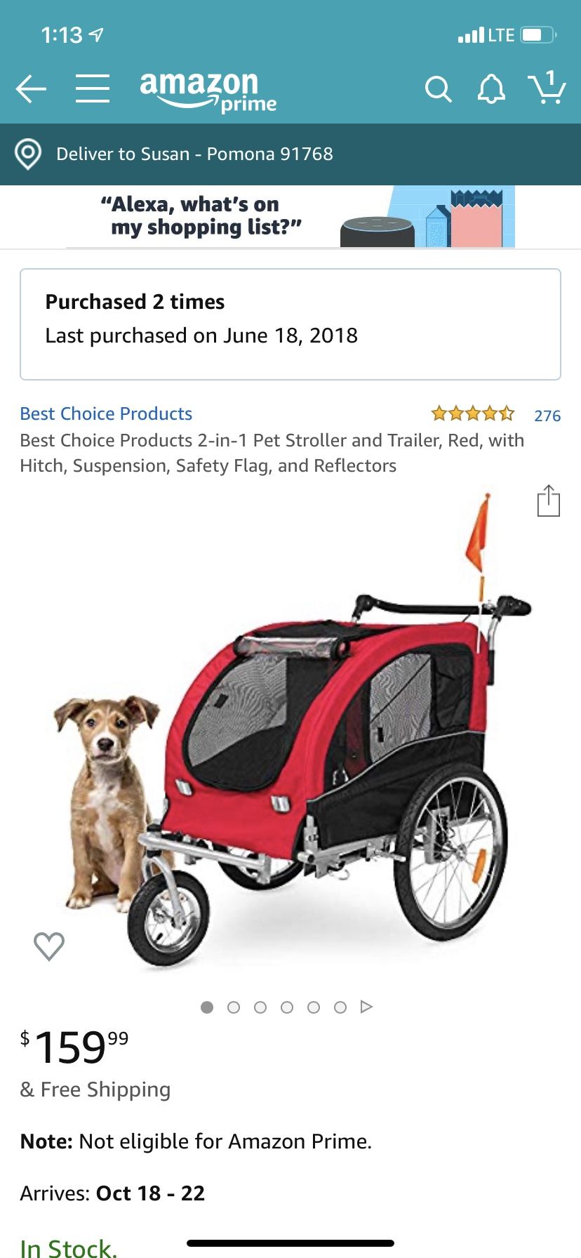 2 in 1 pet stroller and trailer