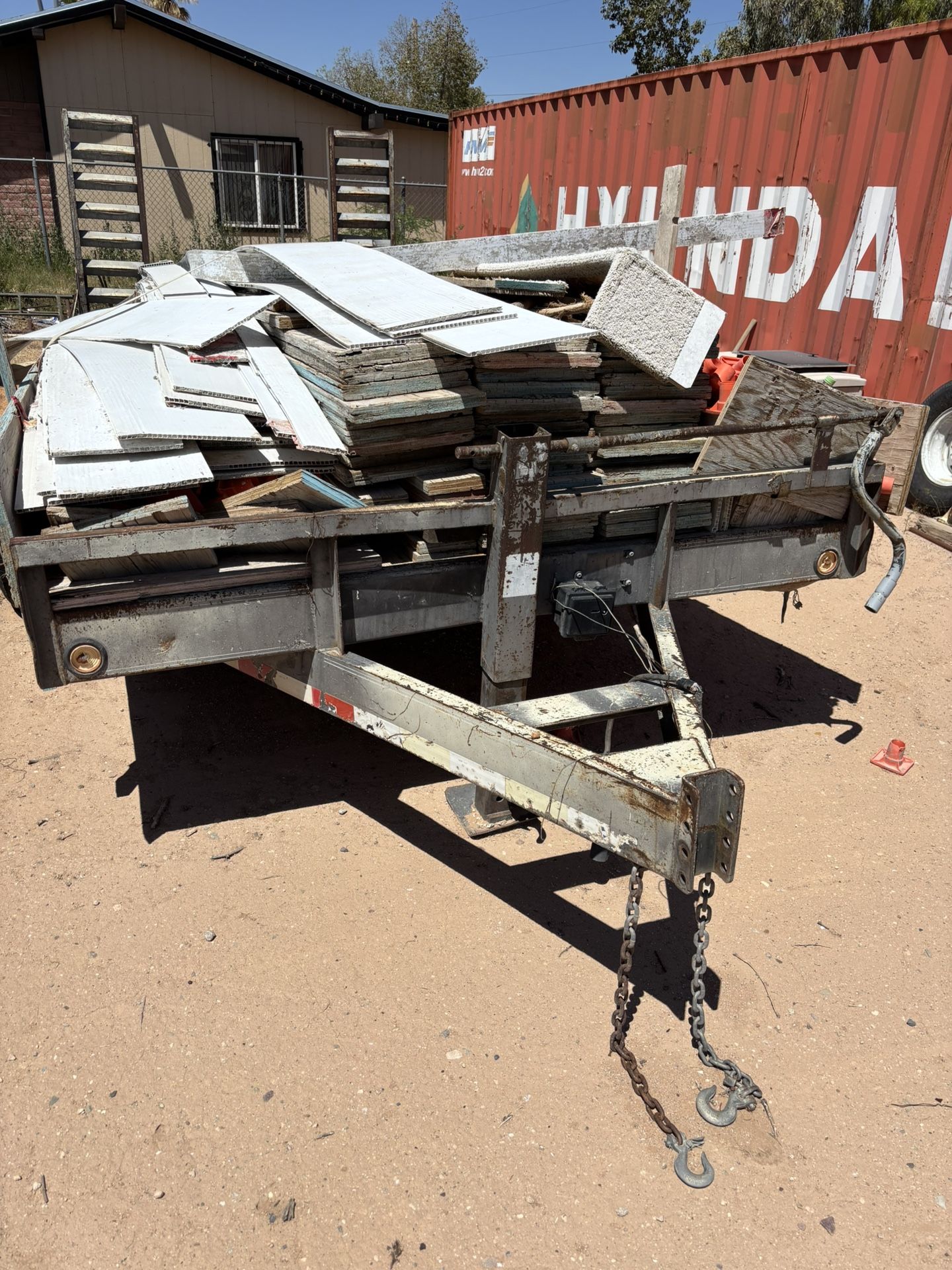 Heavy Duty Trailer With Forms Enough To Form 400’ Of Curb 3’ Stakes And Rebar Caps