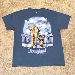 Disneyland Resort Golden Mickey Mouse Magic Castle Graphic T Shirt Adult XL