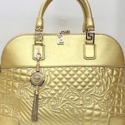 Authentic Golden Versace Bag Like New