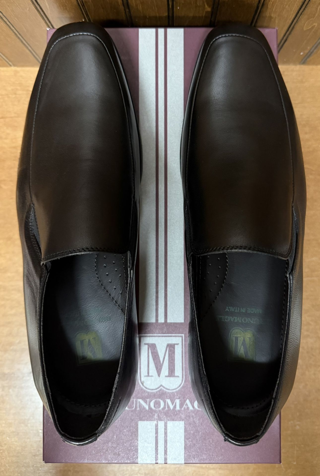 Bruno Magli men's brown leather dress shoes sz 8.5