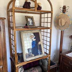 Antique Rittan Book Case