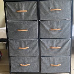 8 drawers vertical storage tower.
