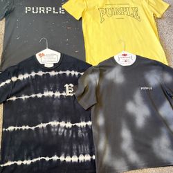 Purple Brand Authentic T Shirts Large 
