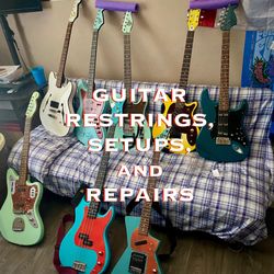 Guitar Tech Restrings, Setups, and Repairs