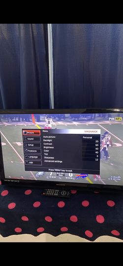 32 Magnavox Tv with Wall Mount