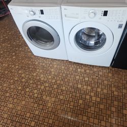 LG FRONT LOAD WASHER AND DRYER 