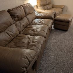 4 Piece Beige Sofas 