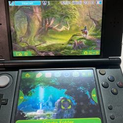 New Nintendo 3DS XL IPS Bottom Mask Zelda Mod In Good Condition With 128gb SD Card.
