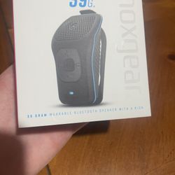 Noxgear 39g Ultralight Wearable Bluetooth Speaker with Sport & Magnetic Clips - IPX7 Waterproof, 15-Hour Battery