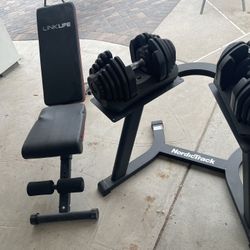 Adjustable Dumbbells And Bench