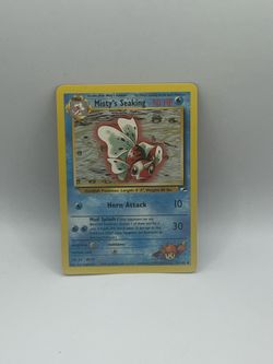 Pokemon Gym Heroes Misty’s Seaking Card #55