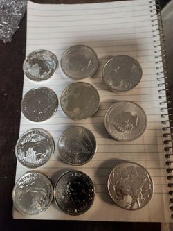 20 oz silver coins BU