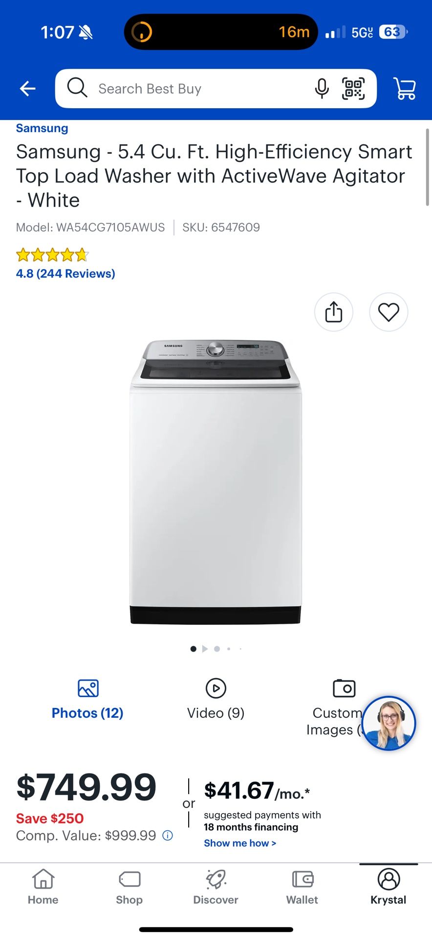 Washer And Dryer