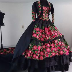 Xv Años Bordado Vestido