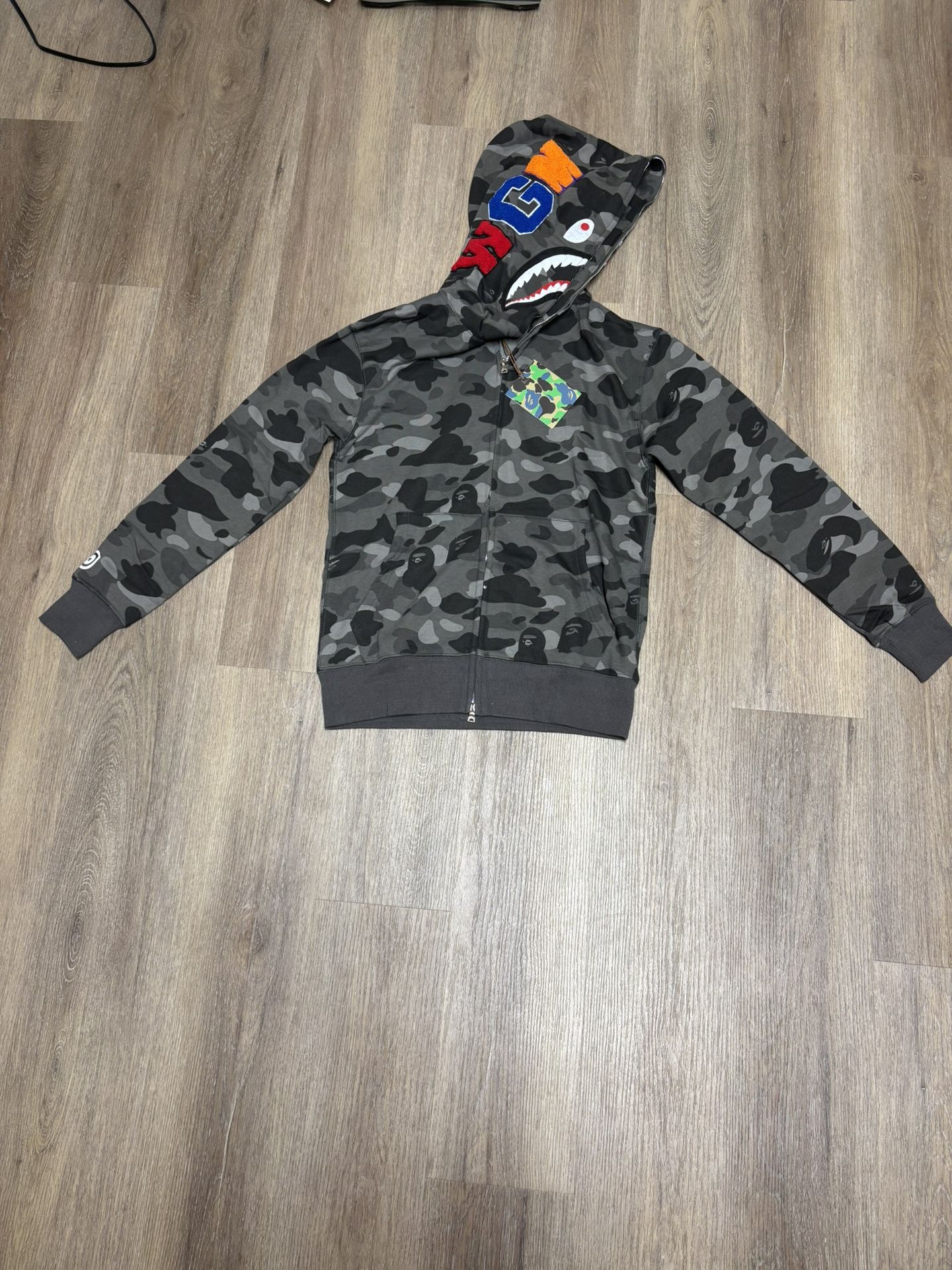 Black Bape Camo Hoodie