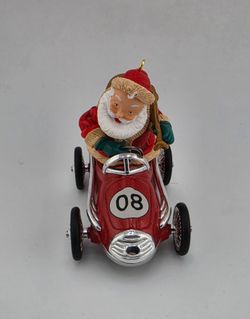 Hallmark Keepsake Club Ornament 2008 Santa takes a Spin