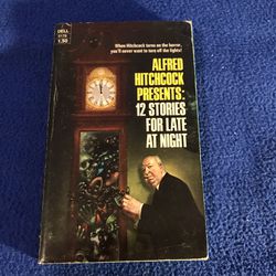 Alfred Hitchcock 12 Stories For Late At Night Book Dell9178