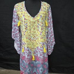 Colorful Patterned Spring Dress