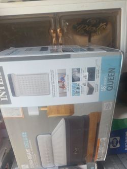 Intex Queen Air Mattress with headboard