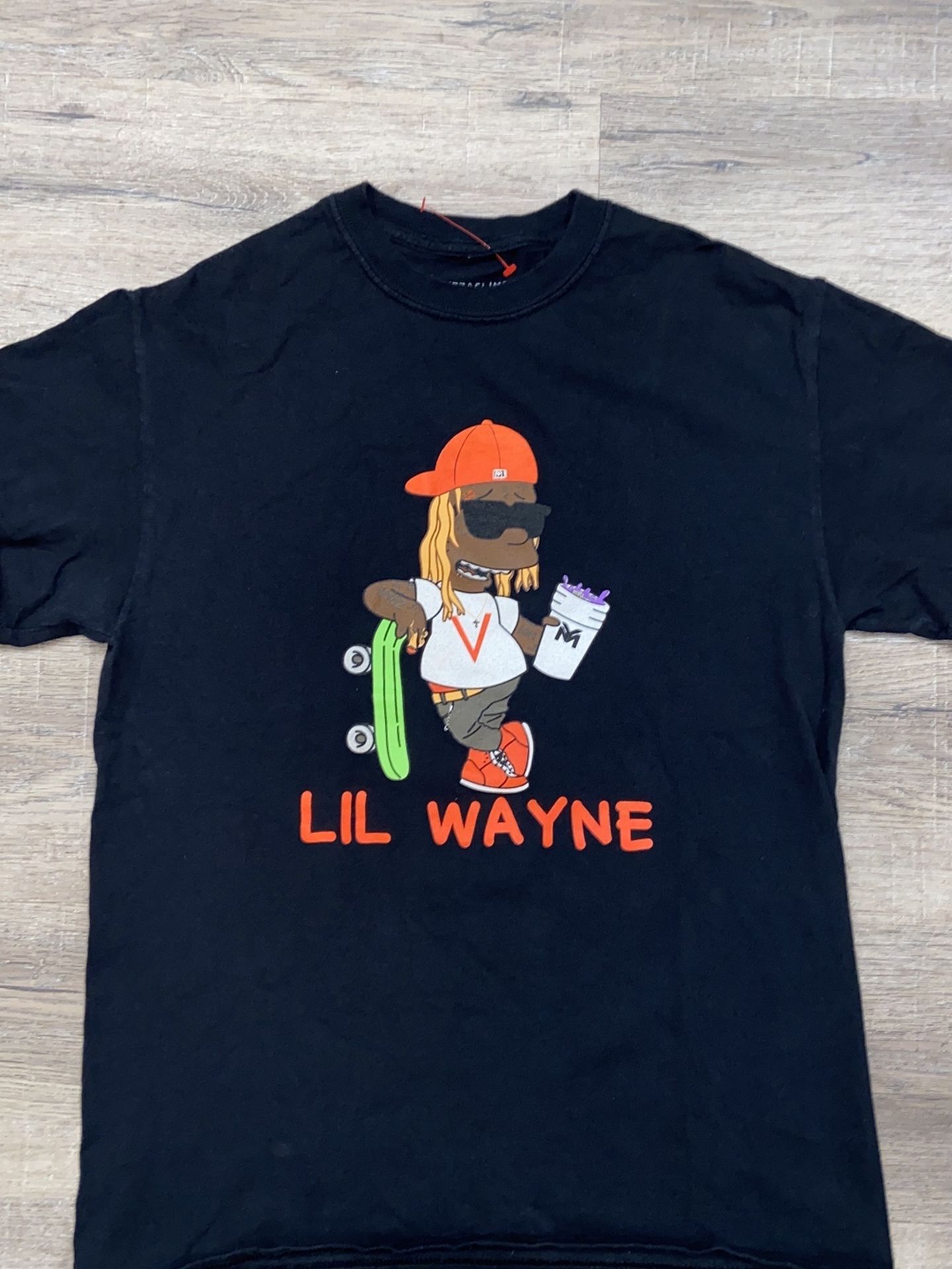 PizzaSlime X Lil Wayne The Carter V Bootleg Bart Simpson Simpsons T-Shirt Sz M