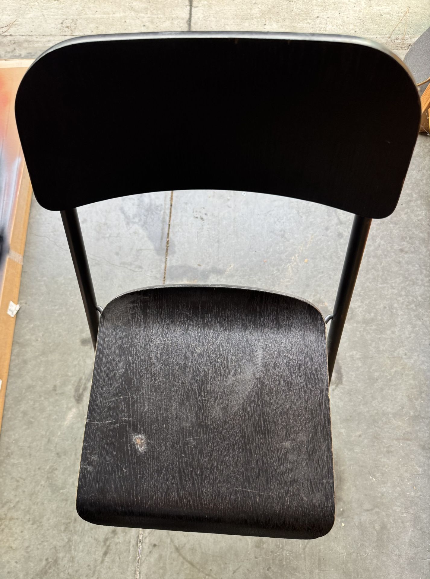 Two IKEA Franklin Folding Bar Stool Chairs