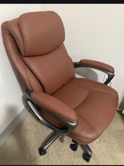 Serta memory foam leather desk chair