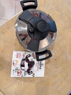 Royal Prestige 6L Stainless Steel Pressure Cooker + Recipe Book