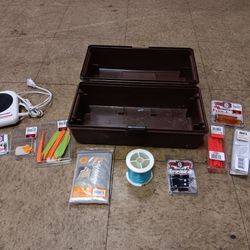 Various Archery Supplies With Case