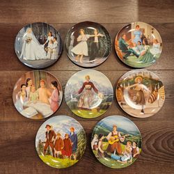 Vintage Collectible “The Sound of Music” plates,Edwin Knowles, collector plates, Julie Andrews plates, Sound of Music, Perfect condition