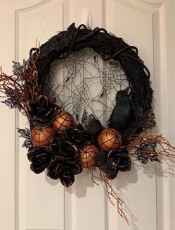 Pier One Halloween wreath
