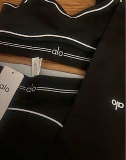 Alo Yoga Black Activewear Set