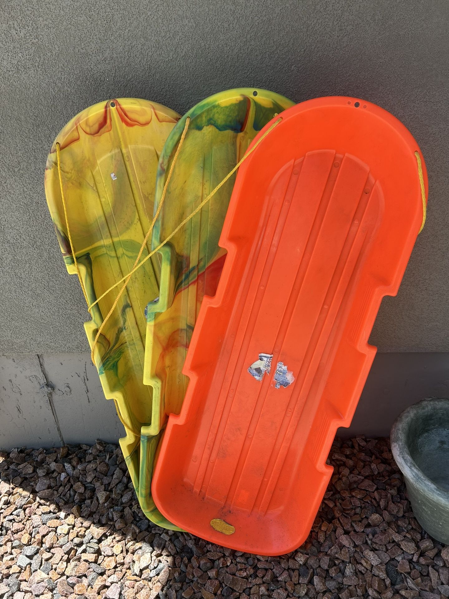 3 Winter Snow Sleds