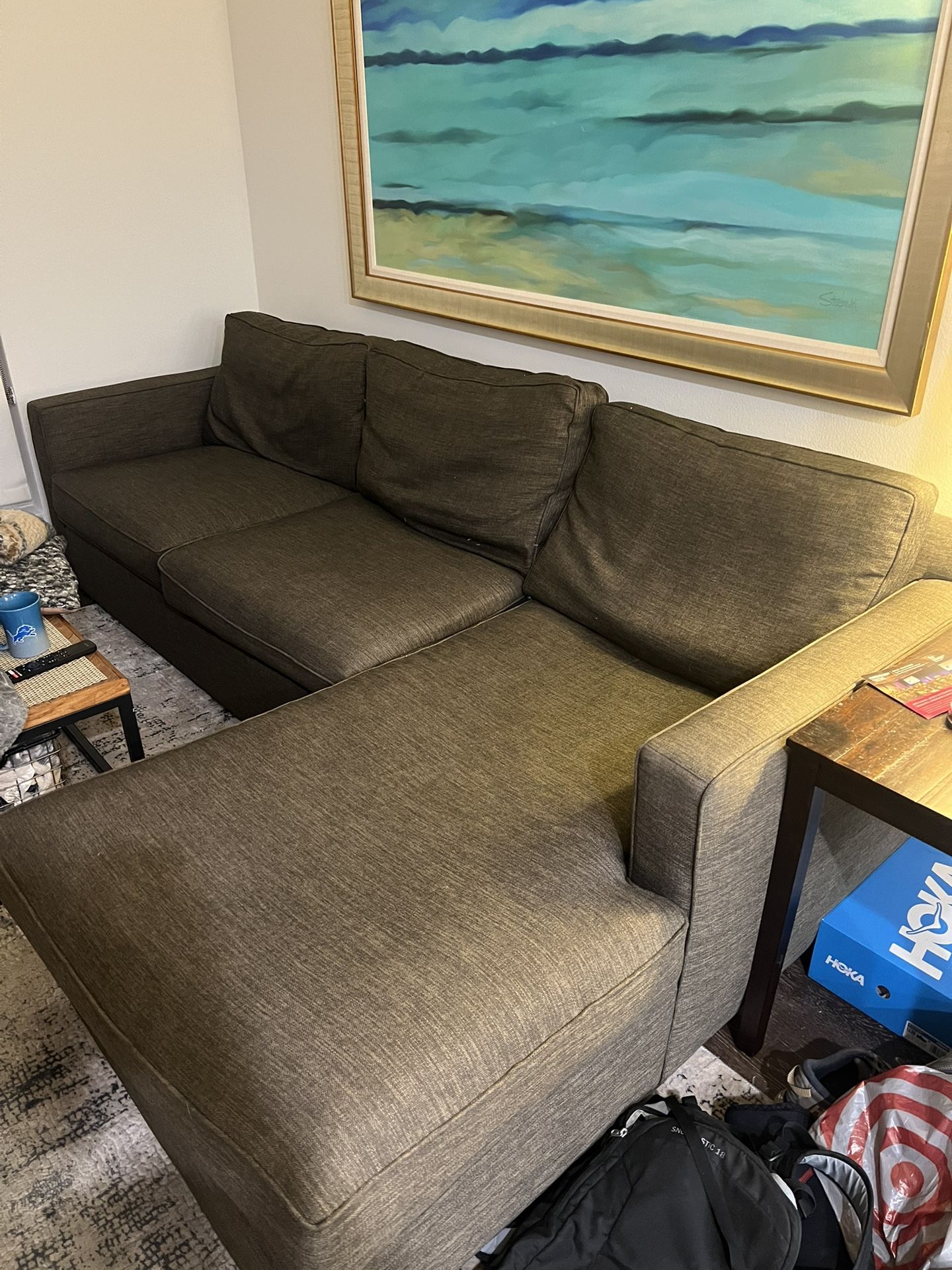 Sectional Sofa (Crate and Barrel) 