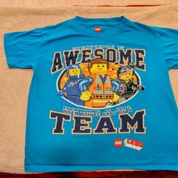 Blue Lego Movie T-shirt Size 7