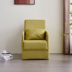 Folding Sofa Bed 3-in-1 Convertible Sofa Lounger Sleeper Chair with Pillow & Side Bag for Living Roo