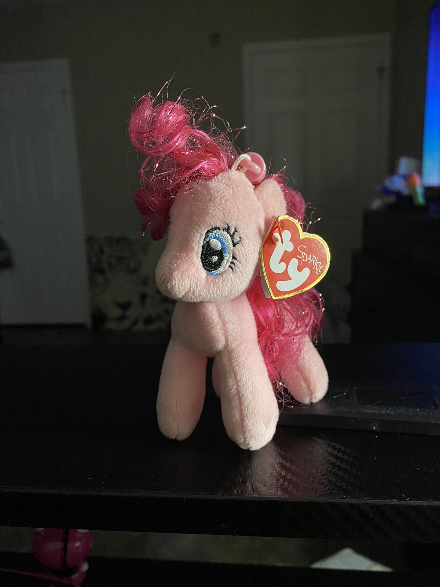 TY Sparkle Pinkie Pie Keychain