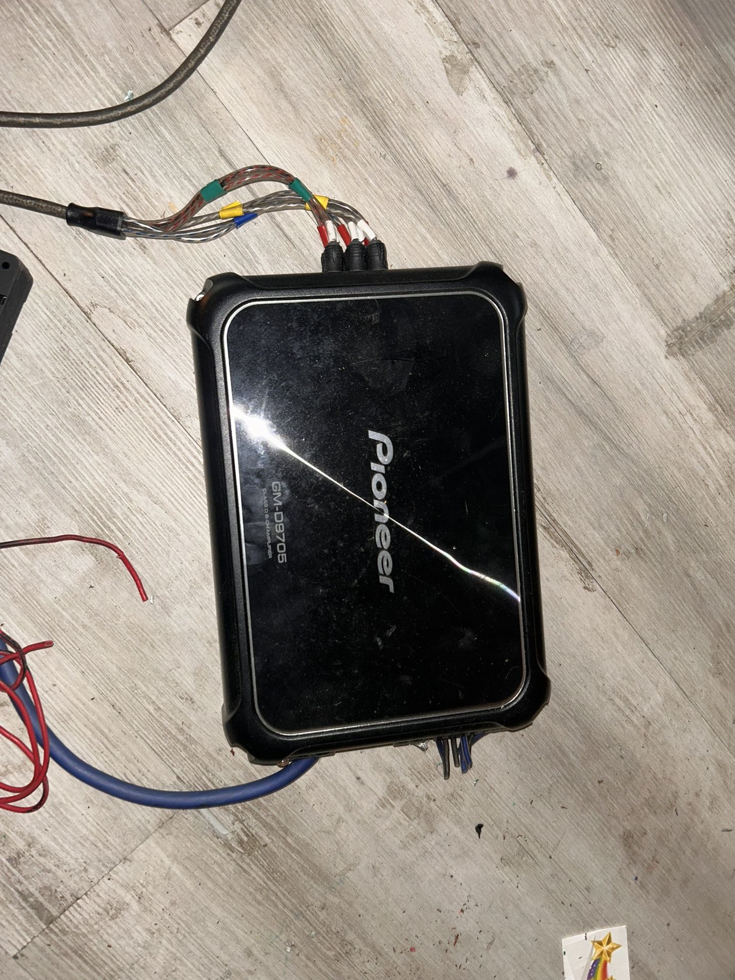 Pioneer 5 Channel Amp And remote Whole sound system
