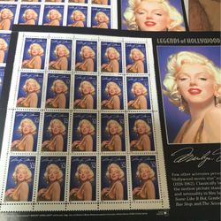 MARILYN MONROE Legends Of Hollywood  Stamps