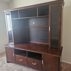 TV Stand Wood Cabinet