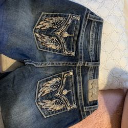 Miss Me Jeans Size 27 Worn Twice